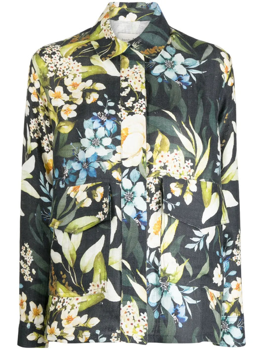 Gardenia Linen Trench Coat