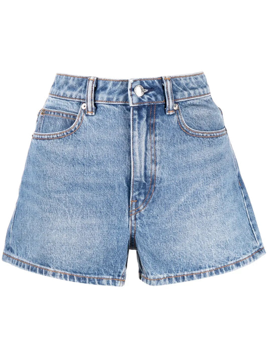 Shorty High-Rise Denim Shorts