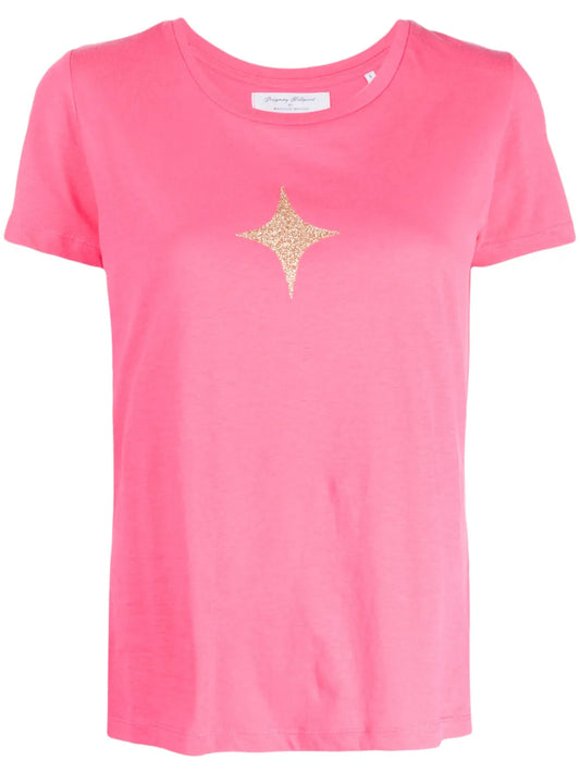 Star-Print Cotton-Jersey T-Shirt