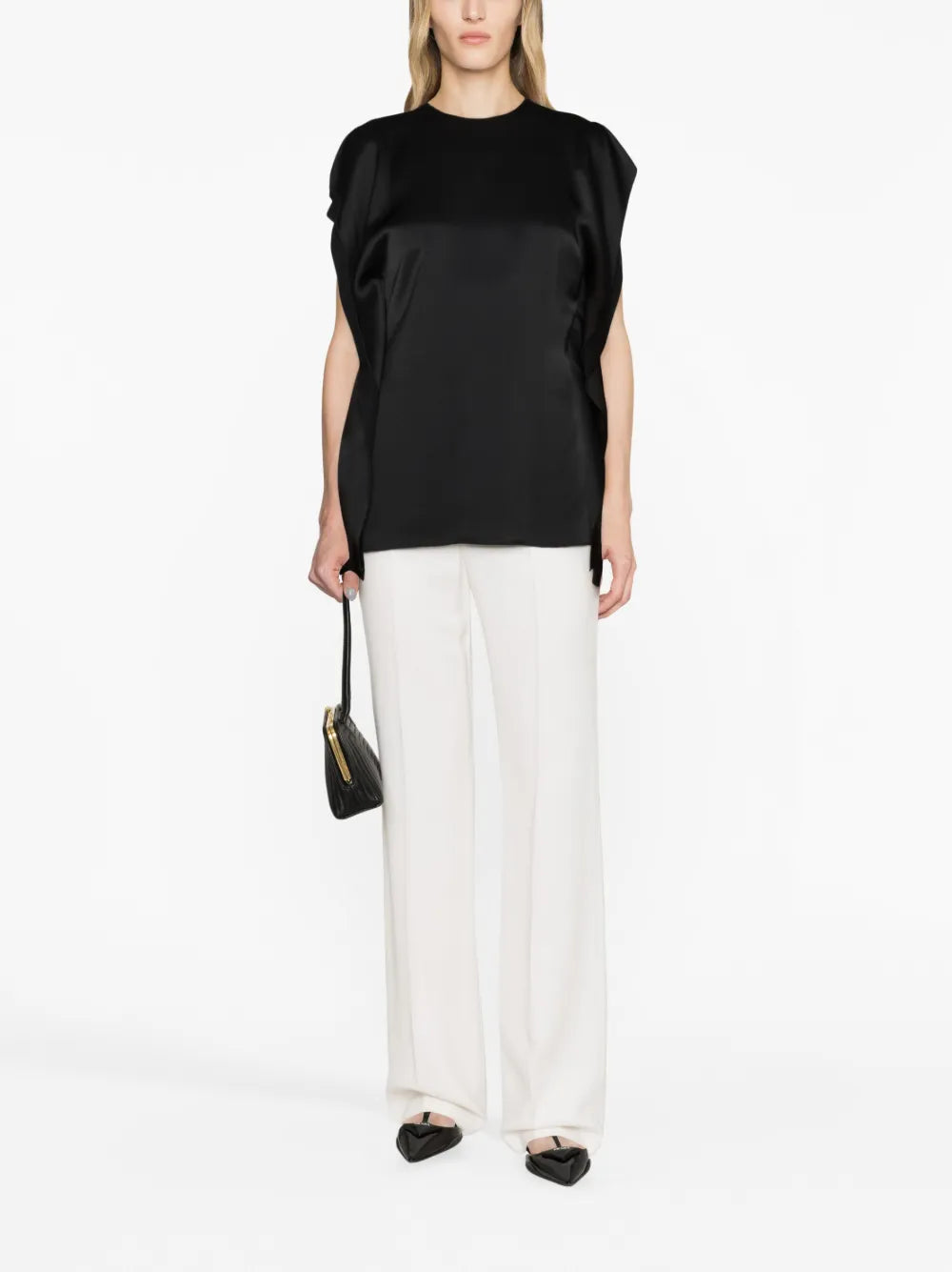 Slit-Sleeve T-Shirt