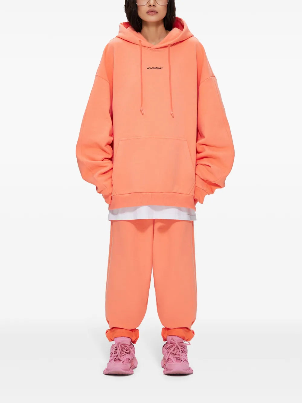 Logo-Print Drawstring Hoodie