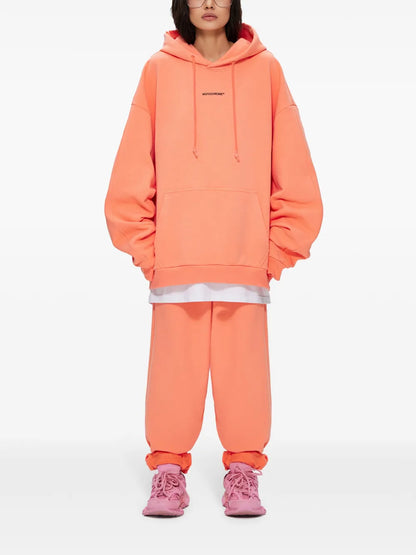 Logo-Print Drawstring Hoodie