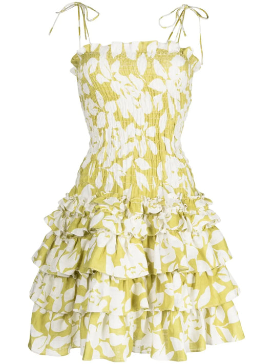 Ruffle-Detail Minidress