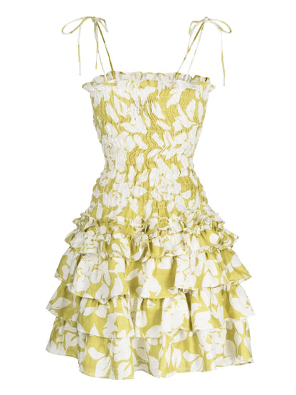 Ruffle-Detail Minidress