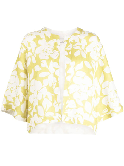 Lilly Floral-Print Cotton Bolero