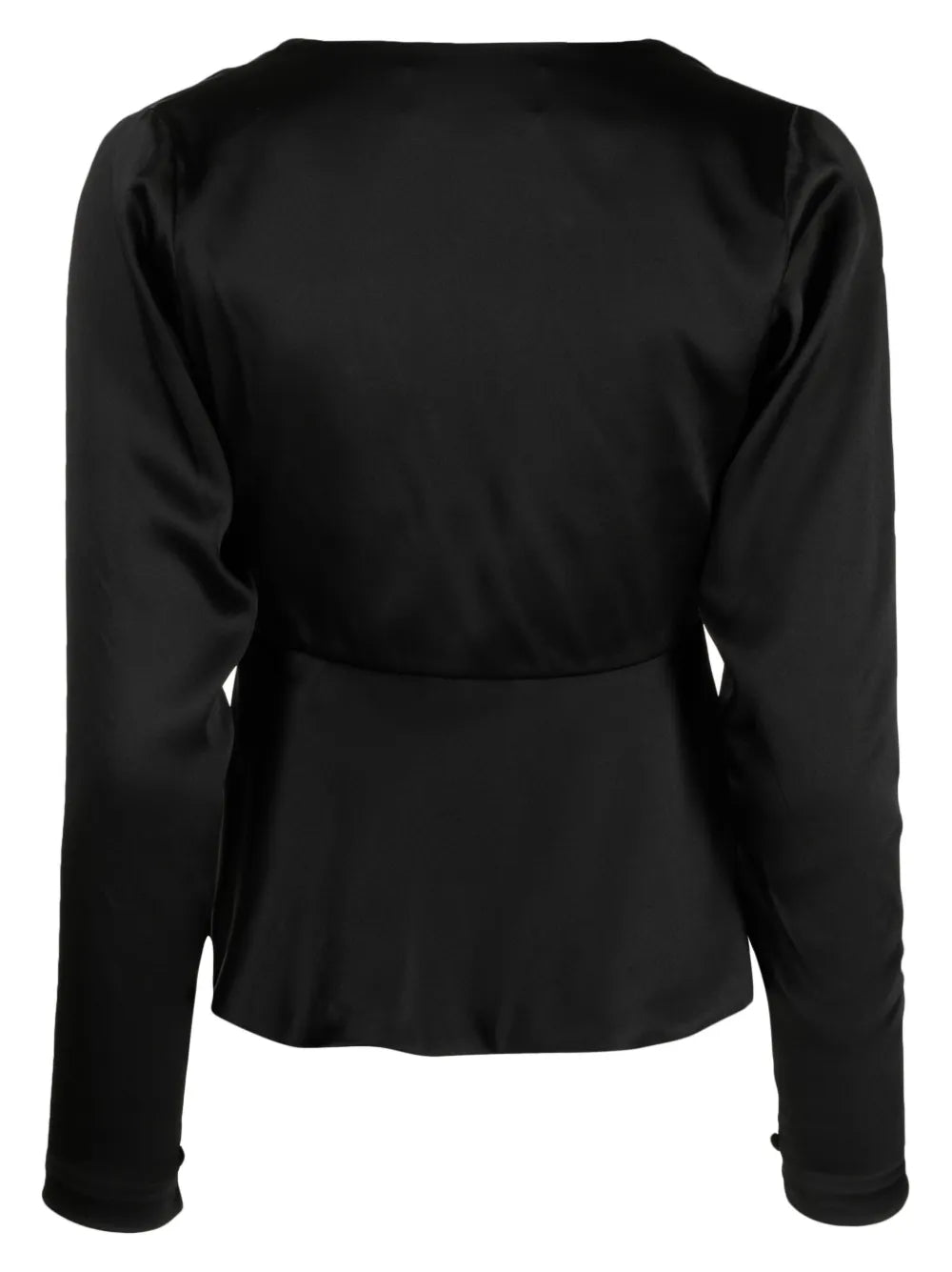 V-Neck Silk Blouse