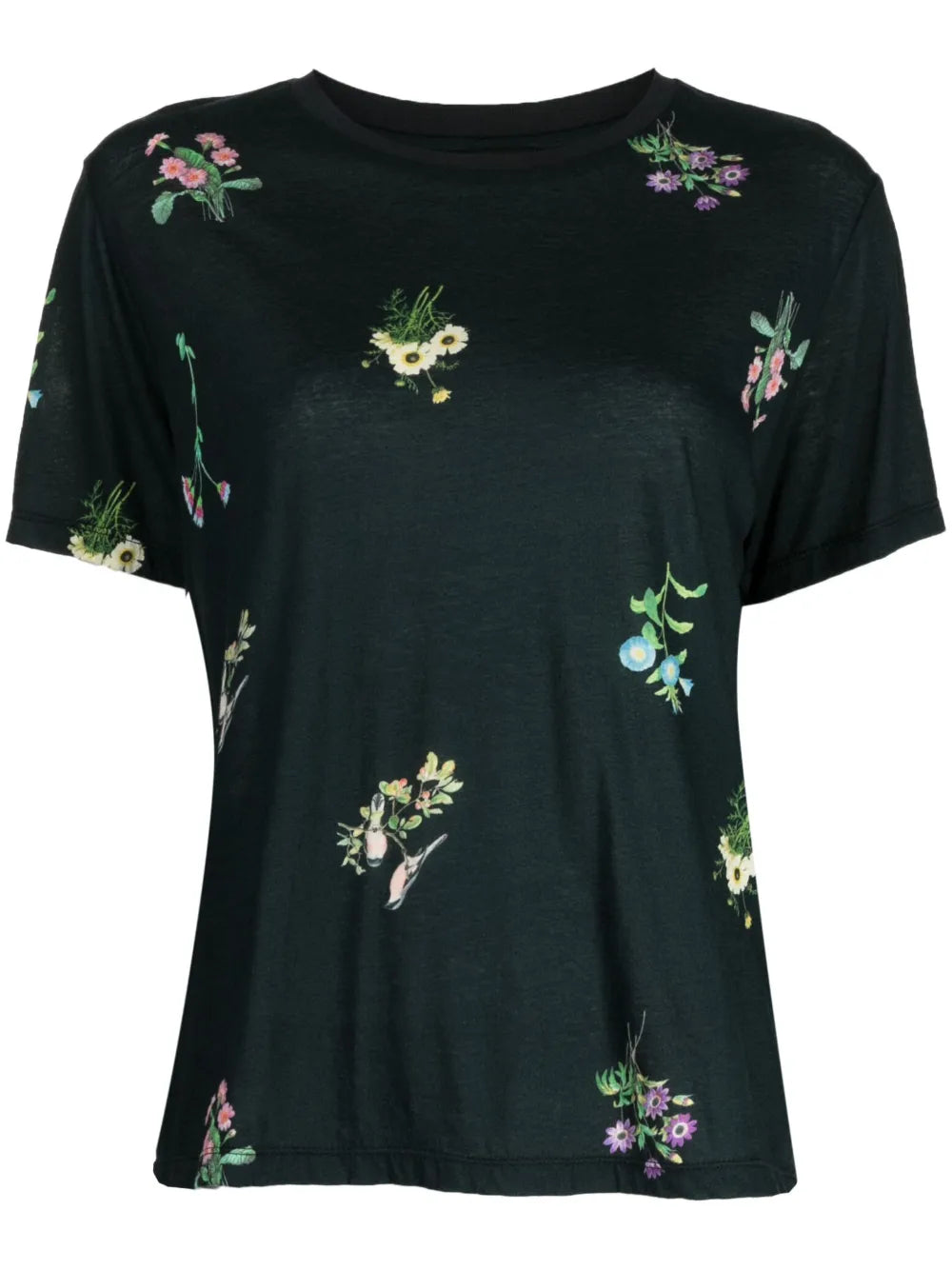 Floral-Print Cotton T-Shirt