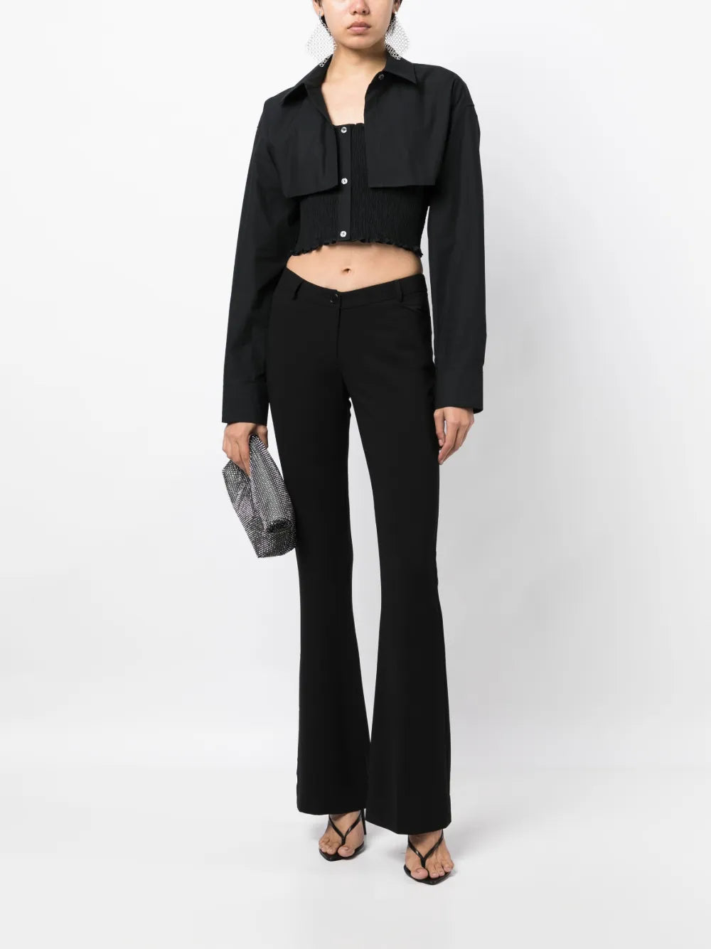 Twinset Layered Smocked Shirt