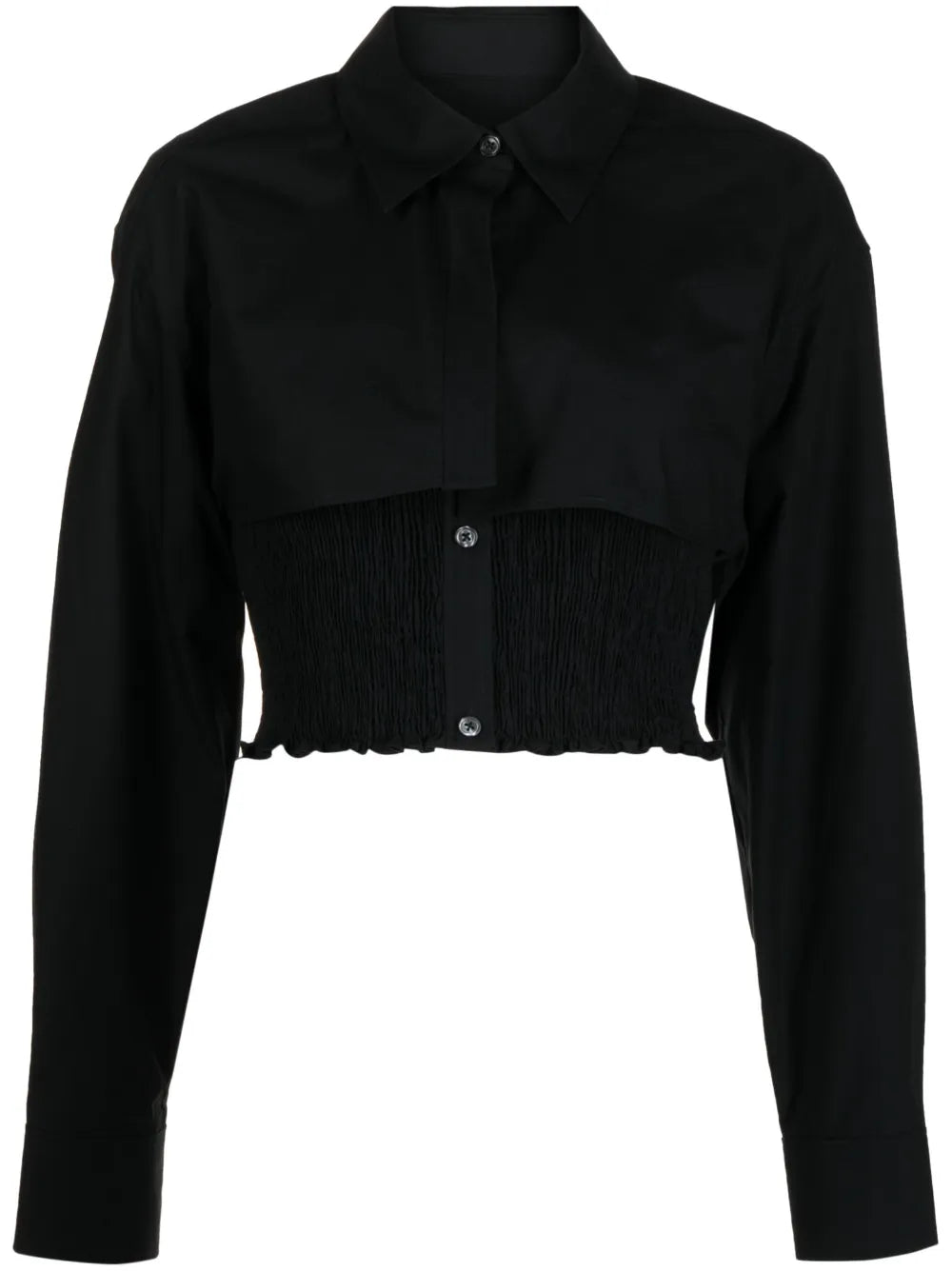 Twinset Layered Smocked Shirt