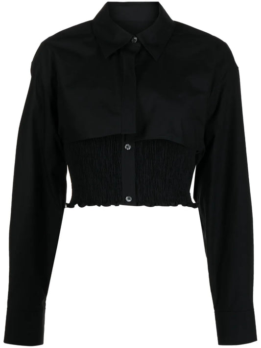 Twinset Layered Smocked Shirt