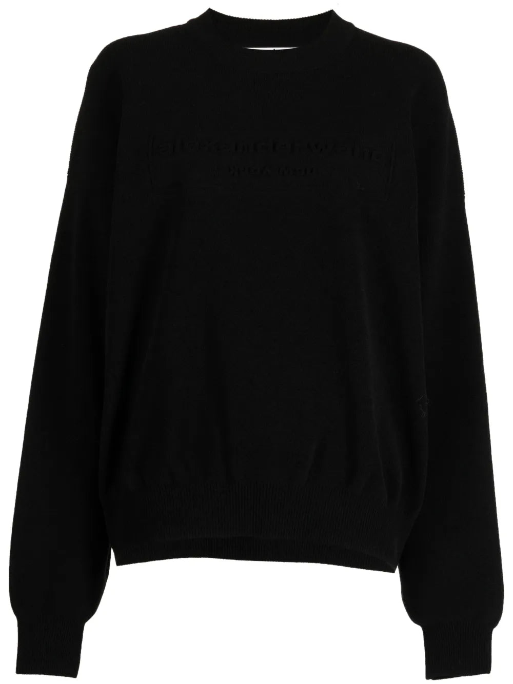 Logo-Embroidered Ribbed Sweater