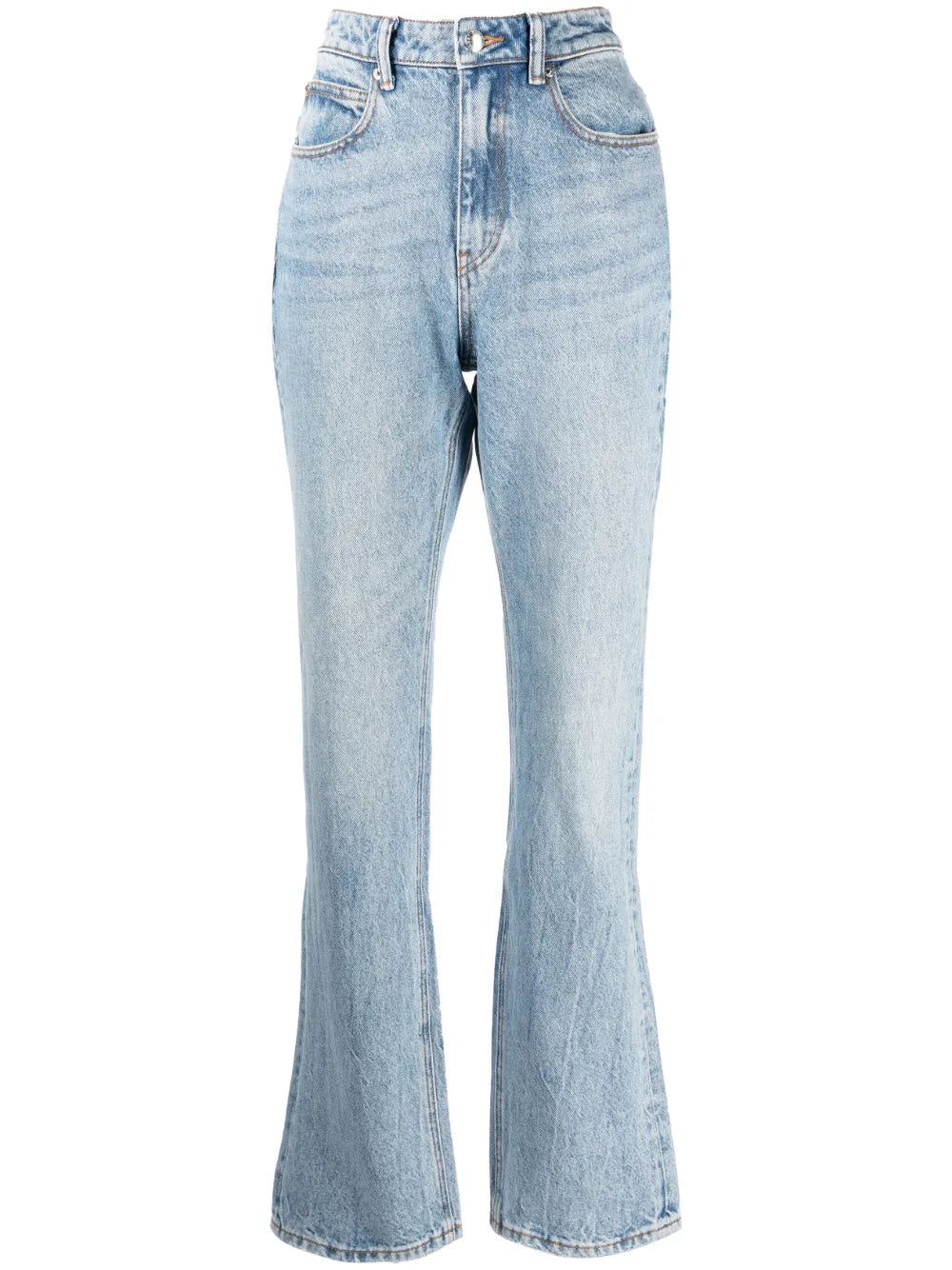 Fly High-Rise Slim-Fit Jeans