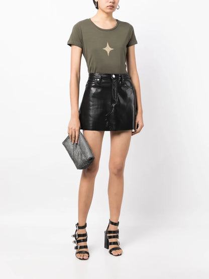 Star-Print Cotton-Jersey T-Shirt
