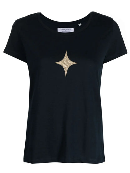 Star-Print Cotton-Jersey T-Shirt