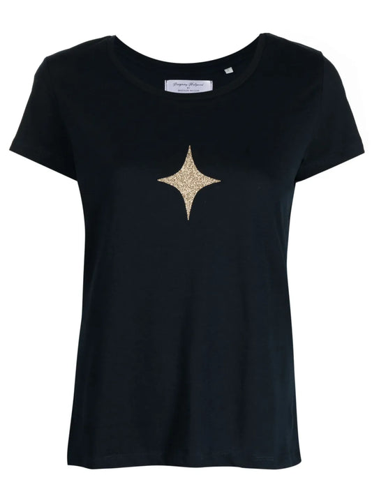 Star-Print Cotton-Jersey T-Shirt