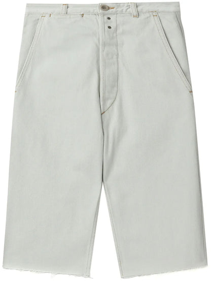 Knee-Length Denim Shorts