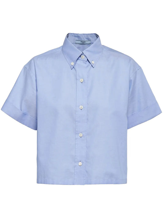 Logo-Embroidered Oxford Shirt