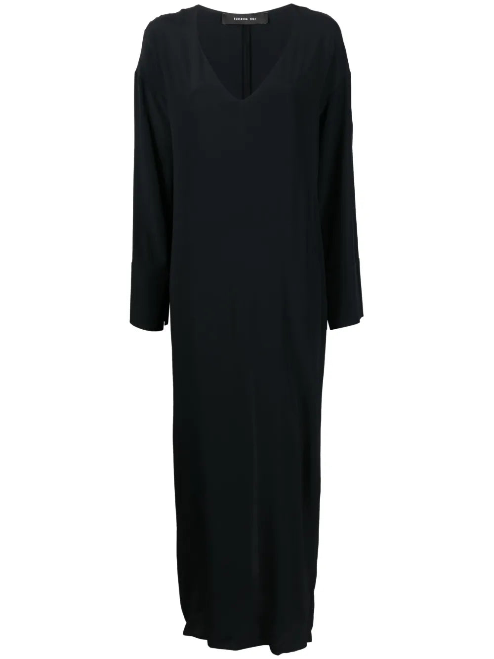 Long V-Neck Dress