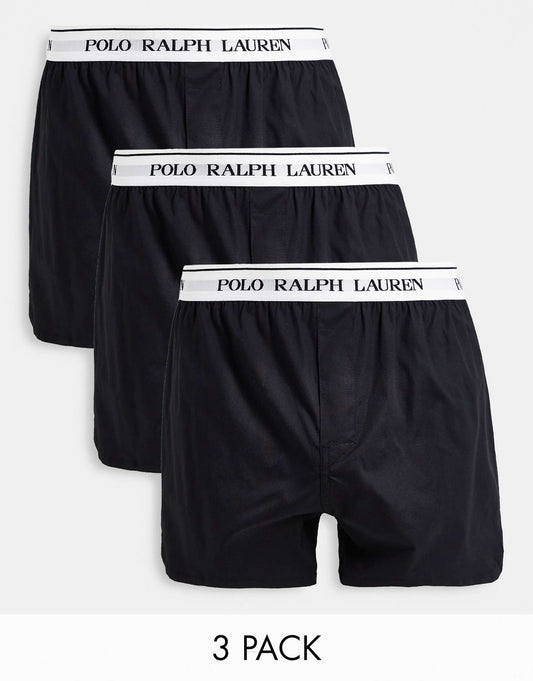 3 Pack Woven Boxers