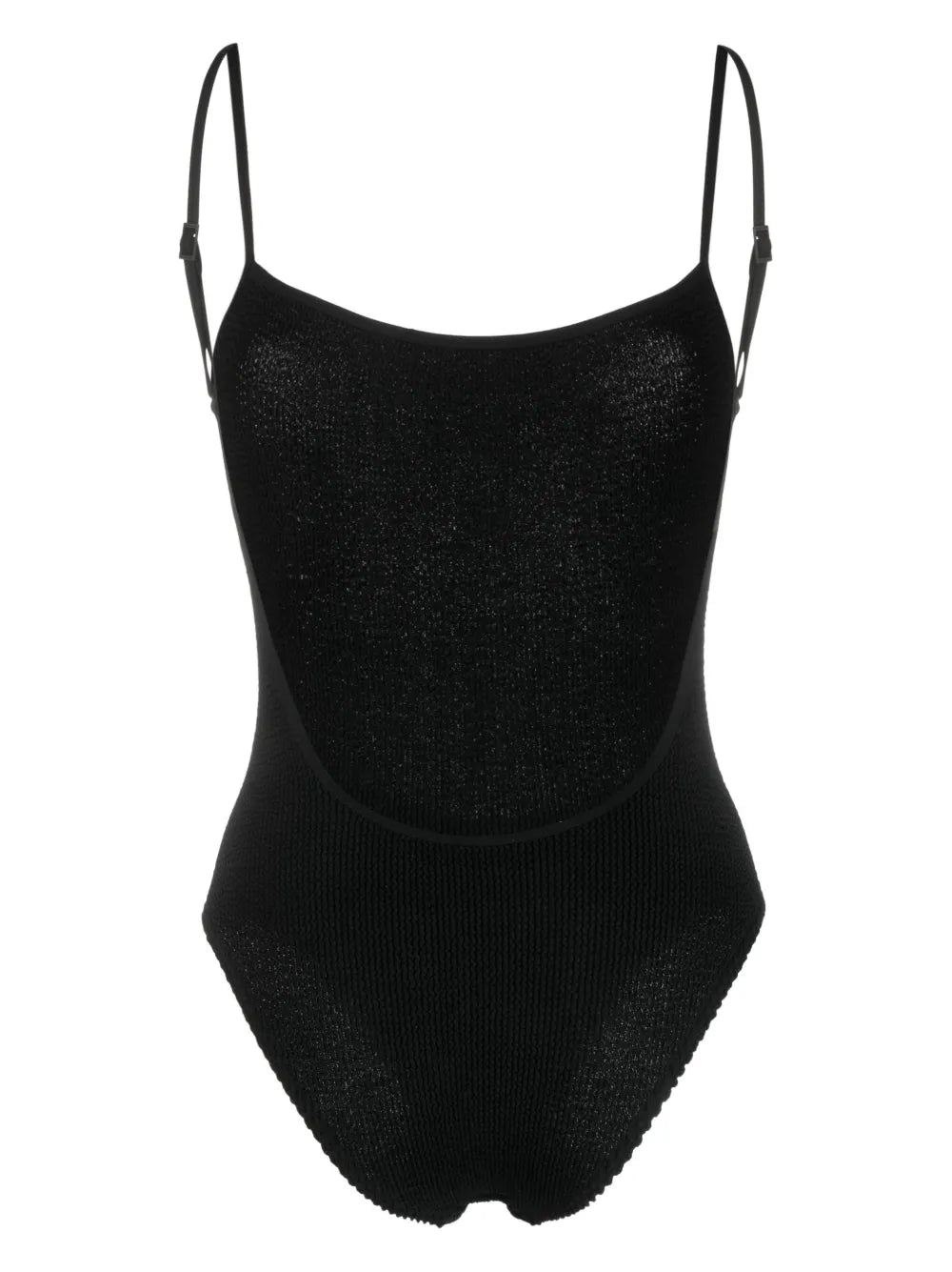 Crinkled Scoop-Back Swimsuit