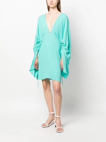 V-Neck Short Dress
