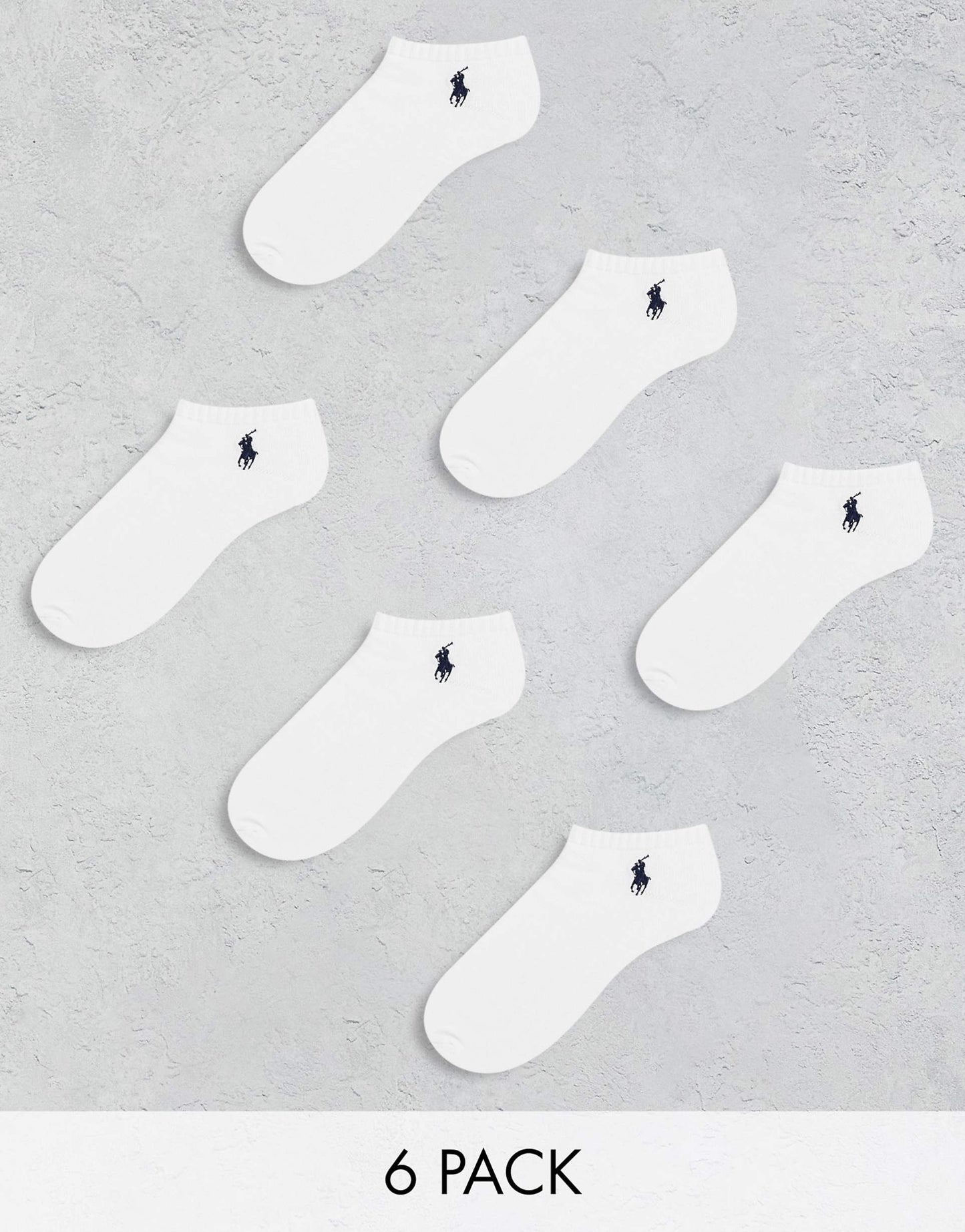 6 Pack Trainer Socks With Pony Logo