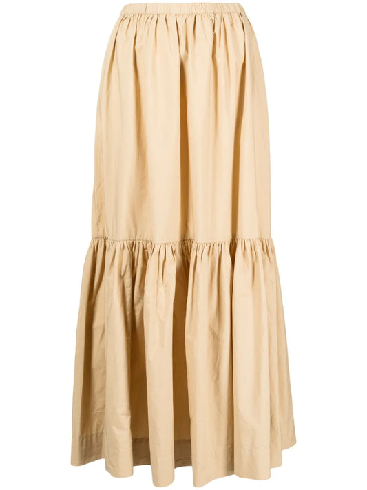 Flounce Tiered Organic Cotton Skirt
