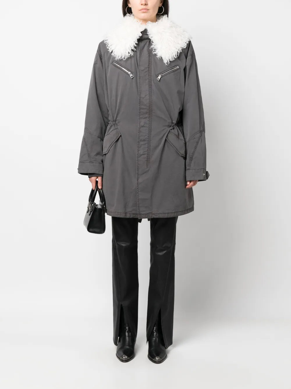 Kidea Zip-Up Parka Coat