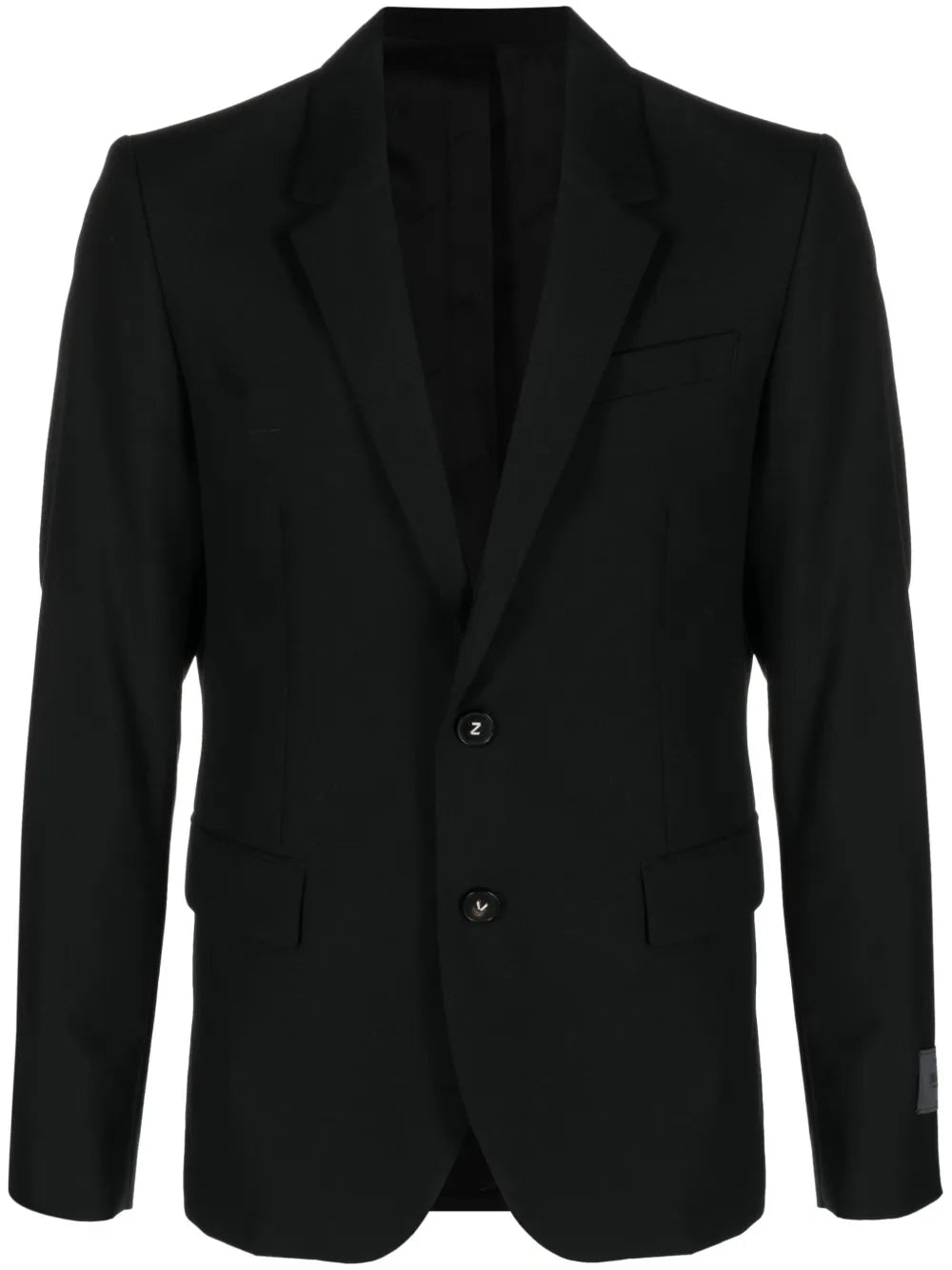 Notched-Lapels Single-Breasted Blazer