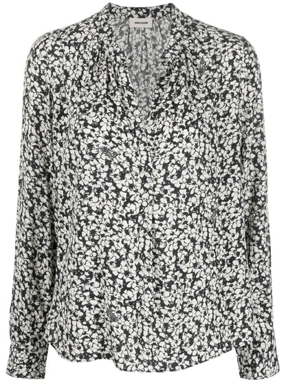 Tink Floral-Print Blouse