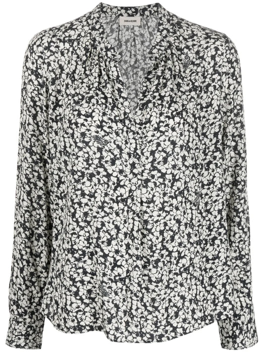 Tink Floral-Print Blouse