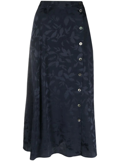 June Jac Ikat Silk Skirt