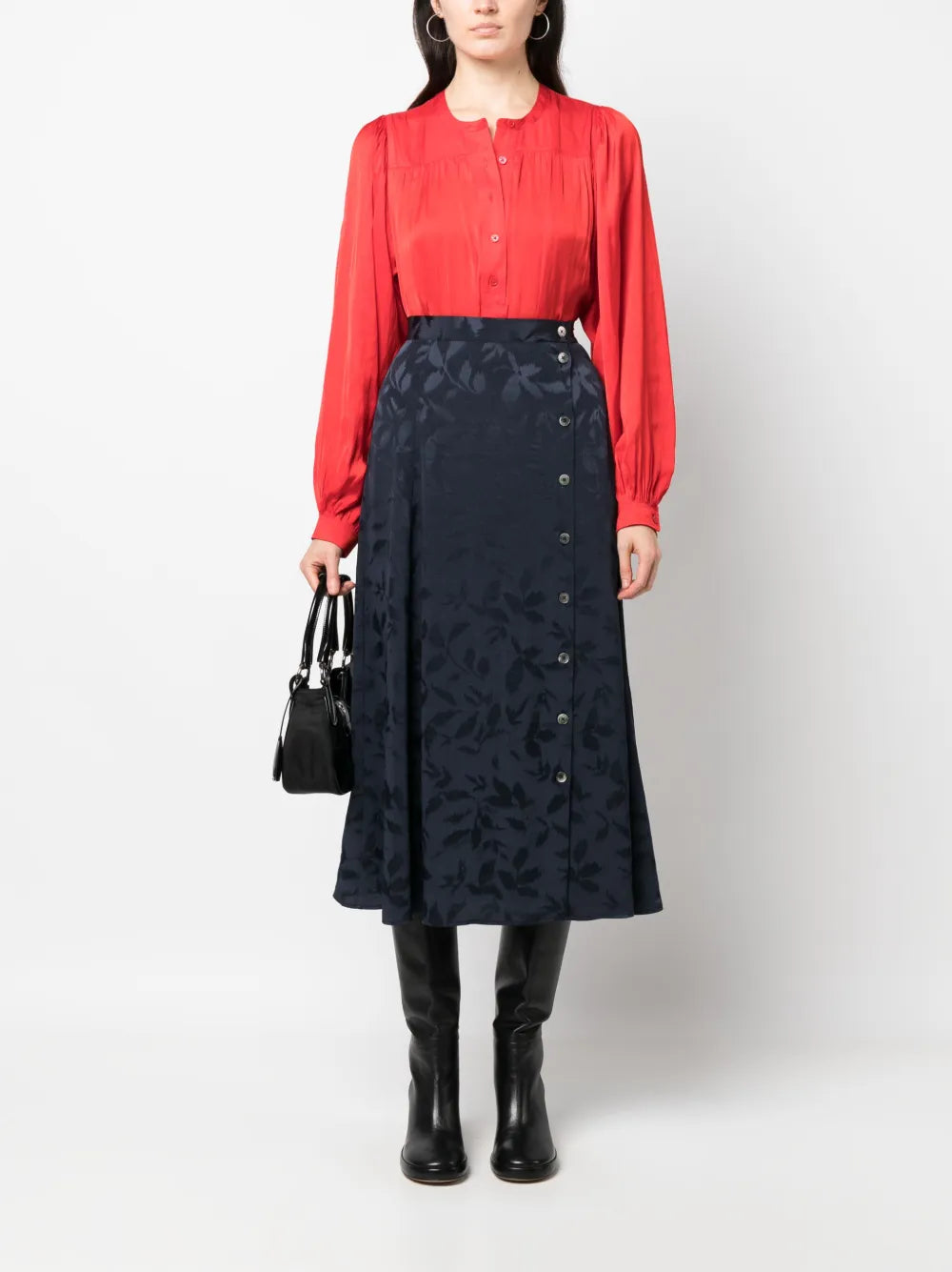 June Jac Ikat Silk Skirt