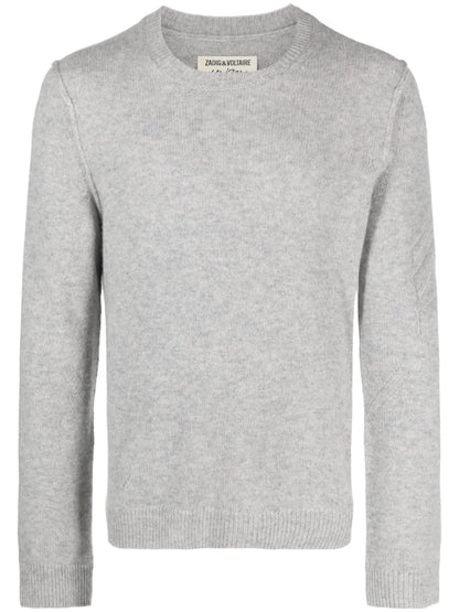 Kennedy Logo-Embroidered Cashmere Jumper