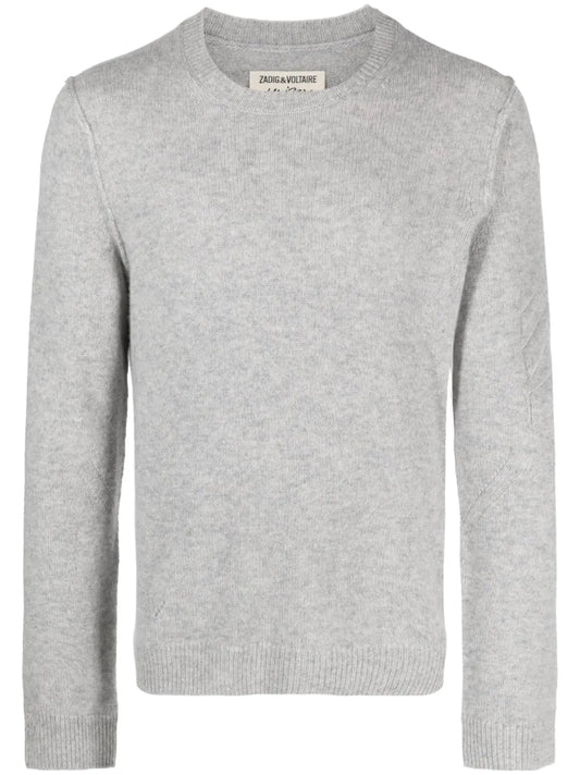 Kennedy Logo-Embroidered Cashmere Jumper