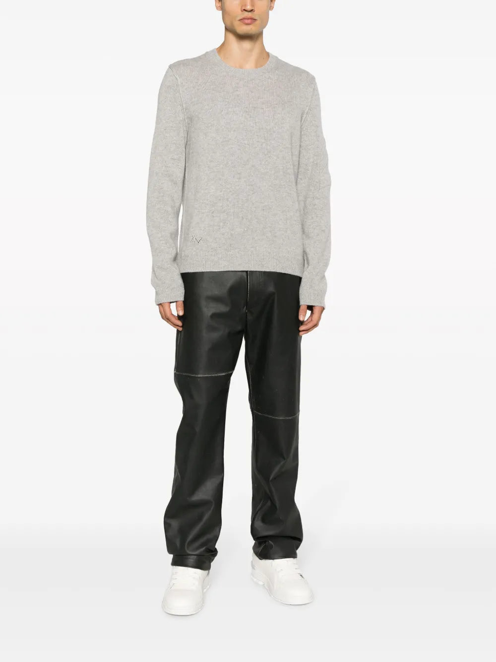 Kennedy Logo-Embroidered Cashmere Jumper