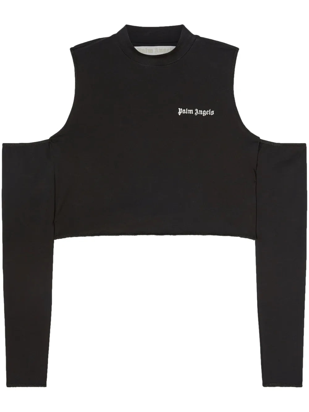 Logo-Print Cut-Out Top