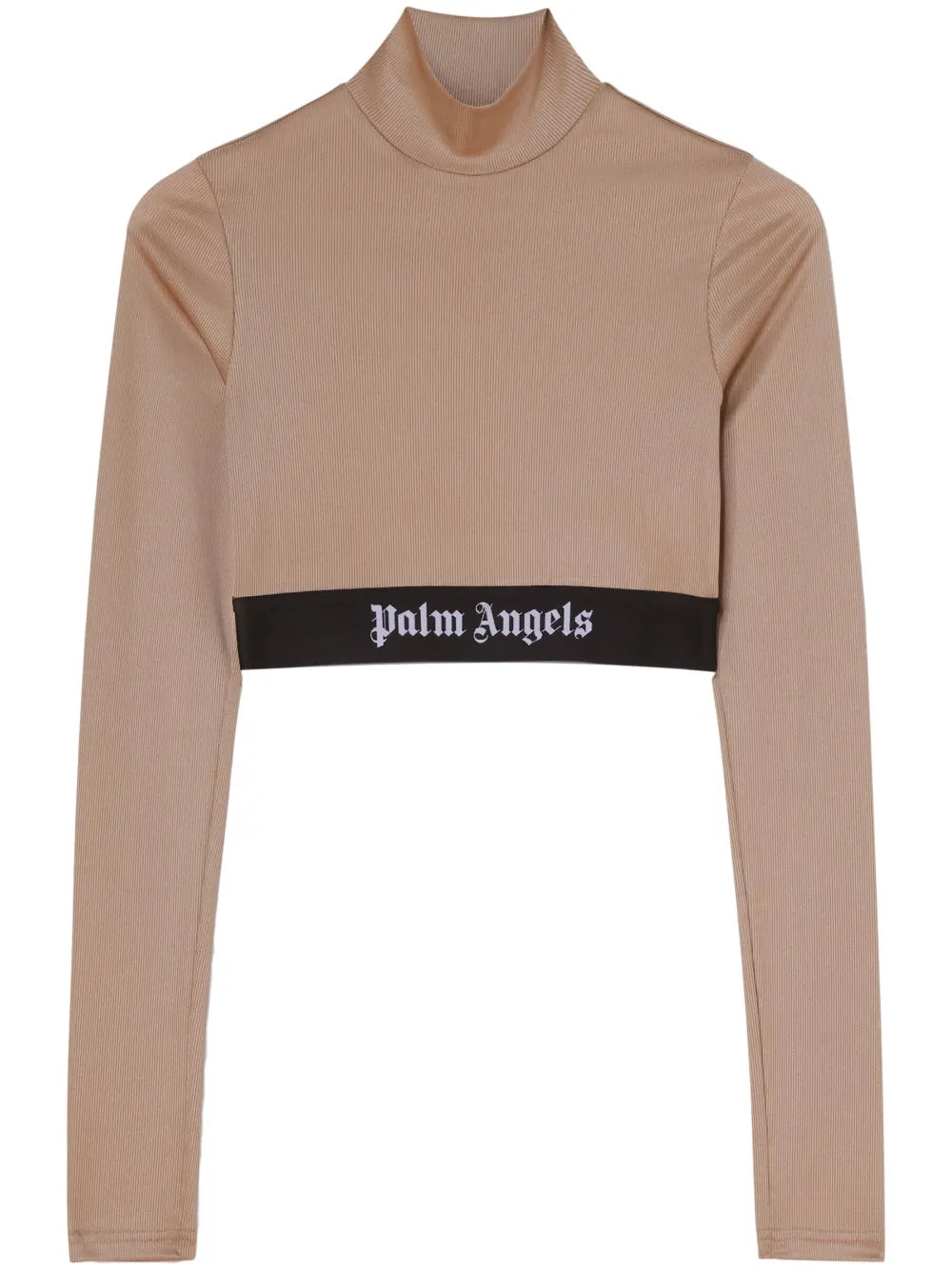 Logo-Tape Cropped T-Shirt