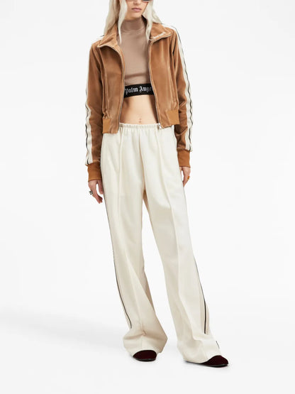 Logo-Tape Cropped T-Shirt