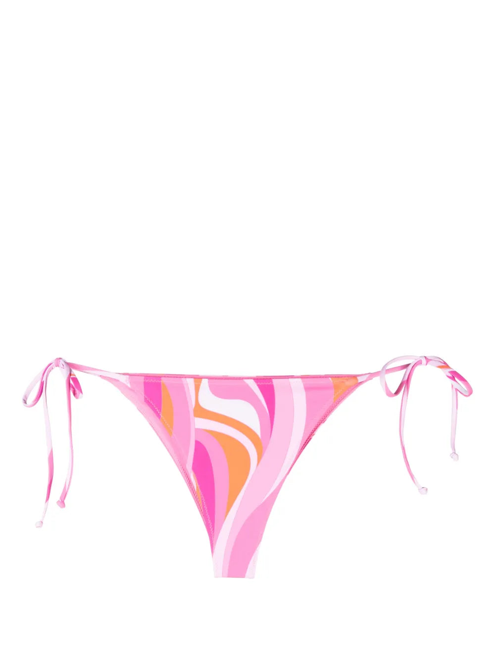 Abstract-Print Bikini Bottoms