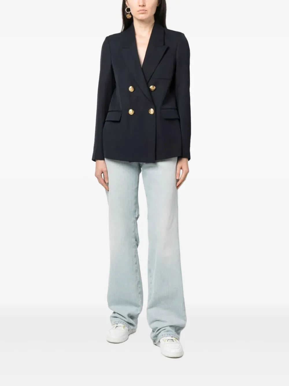 Palm-Embroidered Blazer