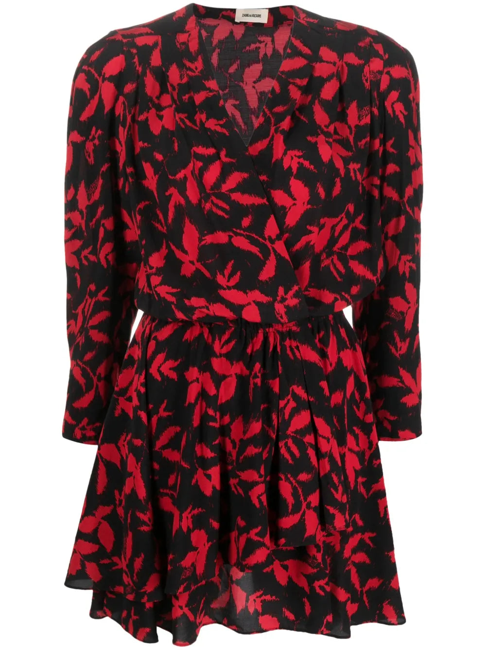 Rogers Leaf-Print Minidress
