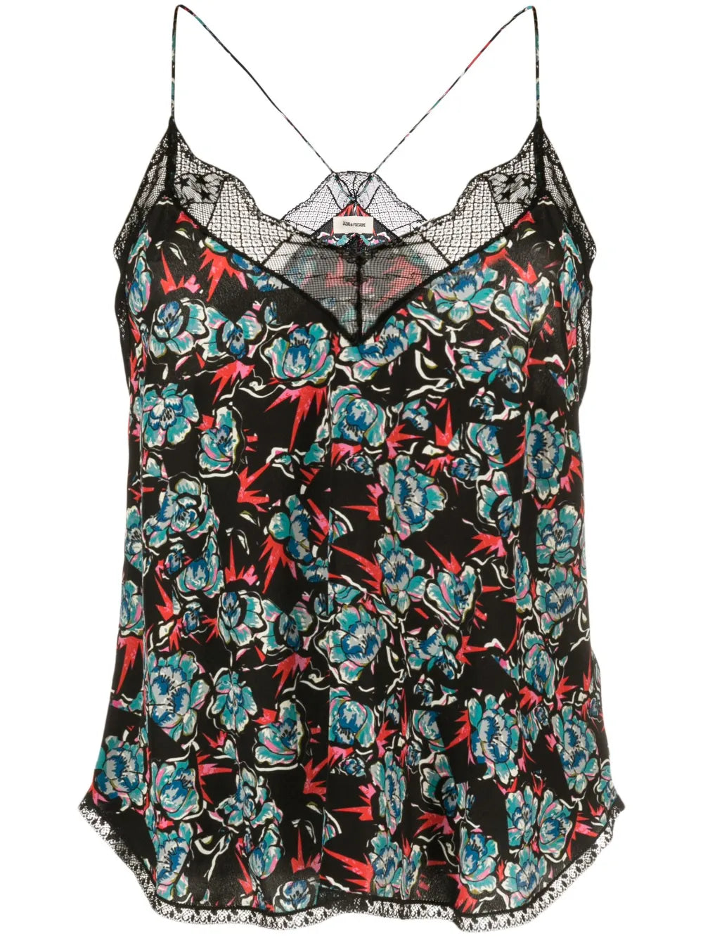 Christy Floral-Print Silk Camisole