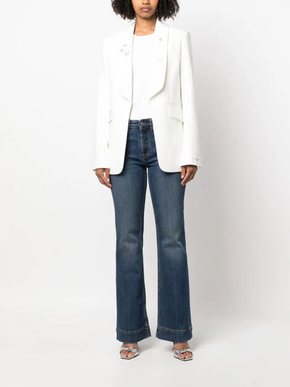 Flared Cotton Jeans
