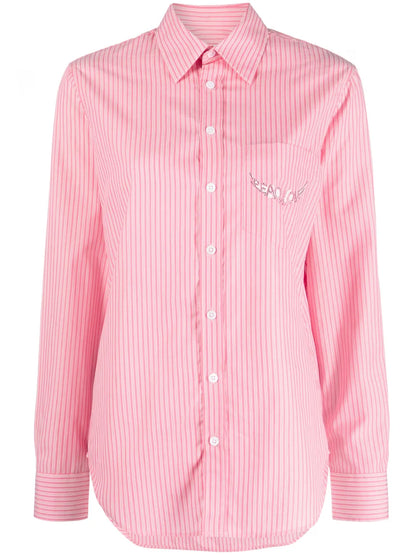 Taskiz Logo-Embellished Cotton Shirt