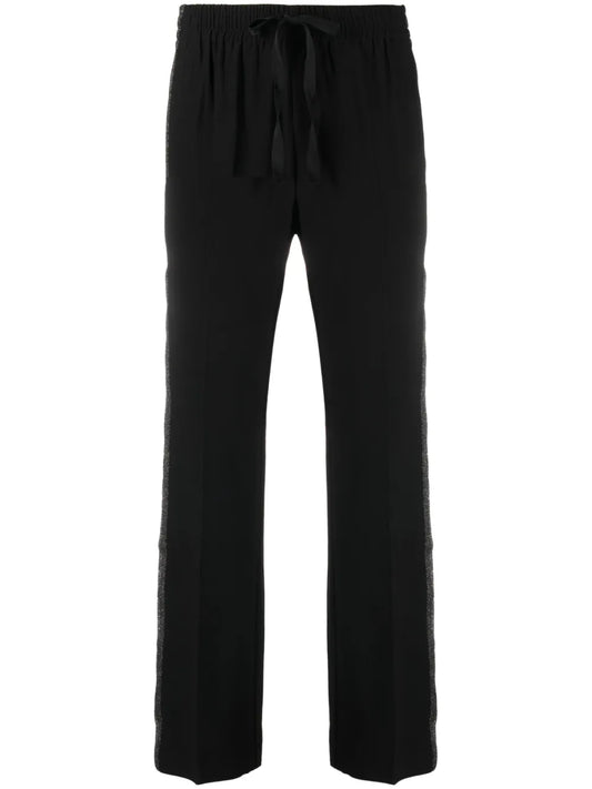 Side-Stripe Drawstring Trousers