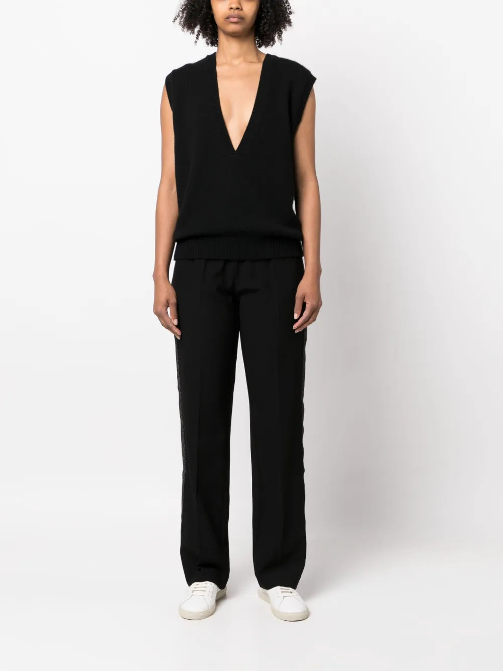 Side-Stripe Drawstring Trousers