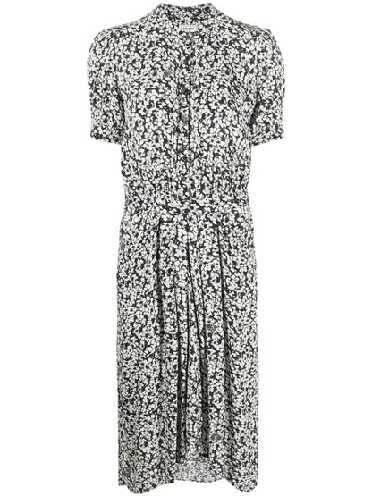 Rima Floral-Print Midi Dress