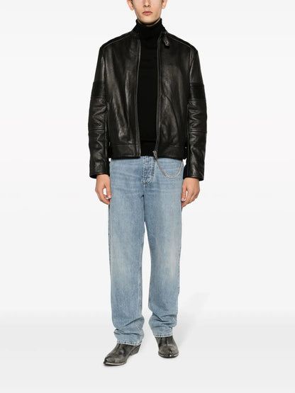 Bobby Fine-Ribbed Raw-Cut Jumper