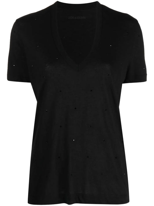Wassa Rhinestone-Embellished T-Shirt
